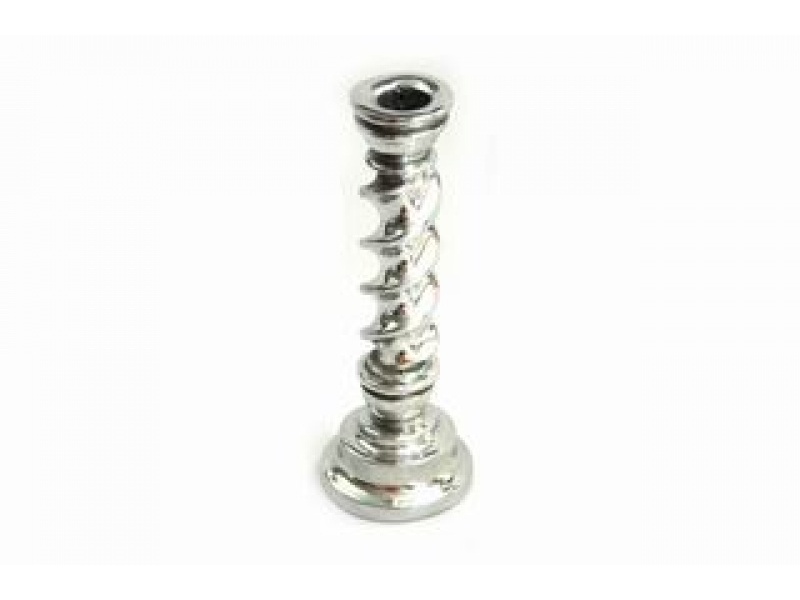 CANDELABRO ESPIRAL MED CANDELABROS EN PEWTER